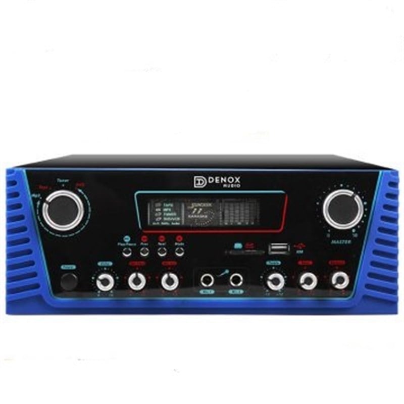 Denox DX-707B - 2x75 Watt Bluetooth,VDF Ekran,Mp3 Çalar Stereo Amfi
