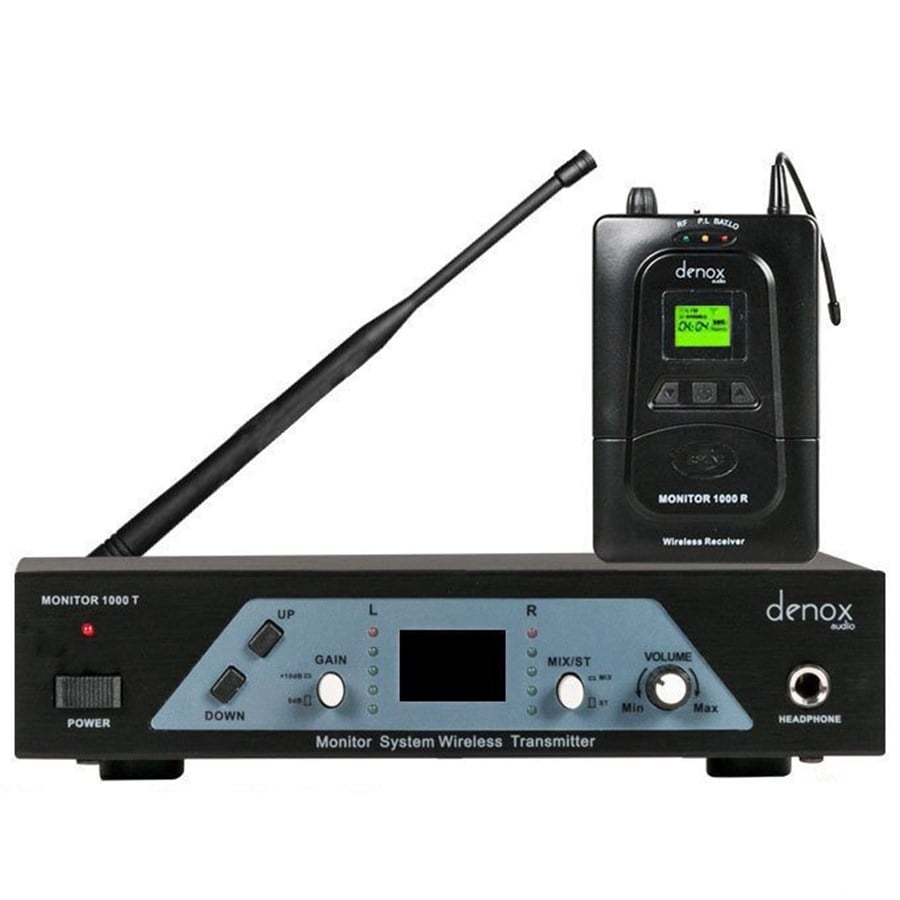 Denox MONITOR 1000 in-ear Kişisel Monitör Sistemi