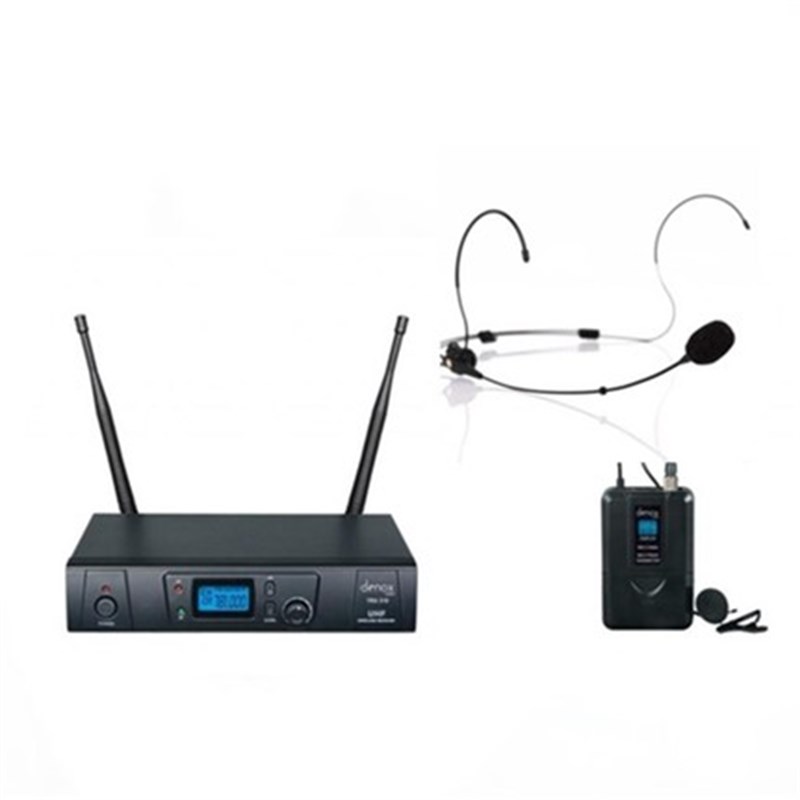 Denox TRX-310 HeadSet 16 Kanal Uhf Band Kablosuz Headset Mikrofon