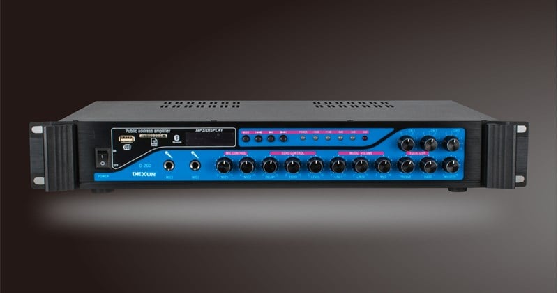 Dexun D-200 3 Bölge 100-200W 100V 4-16 Ohm Anfili Mikser
