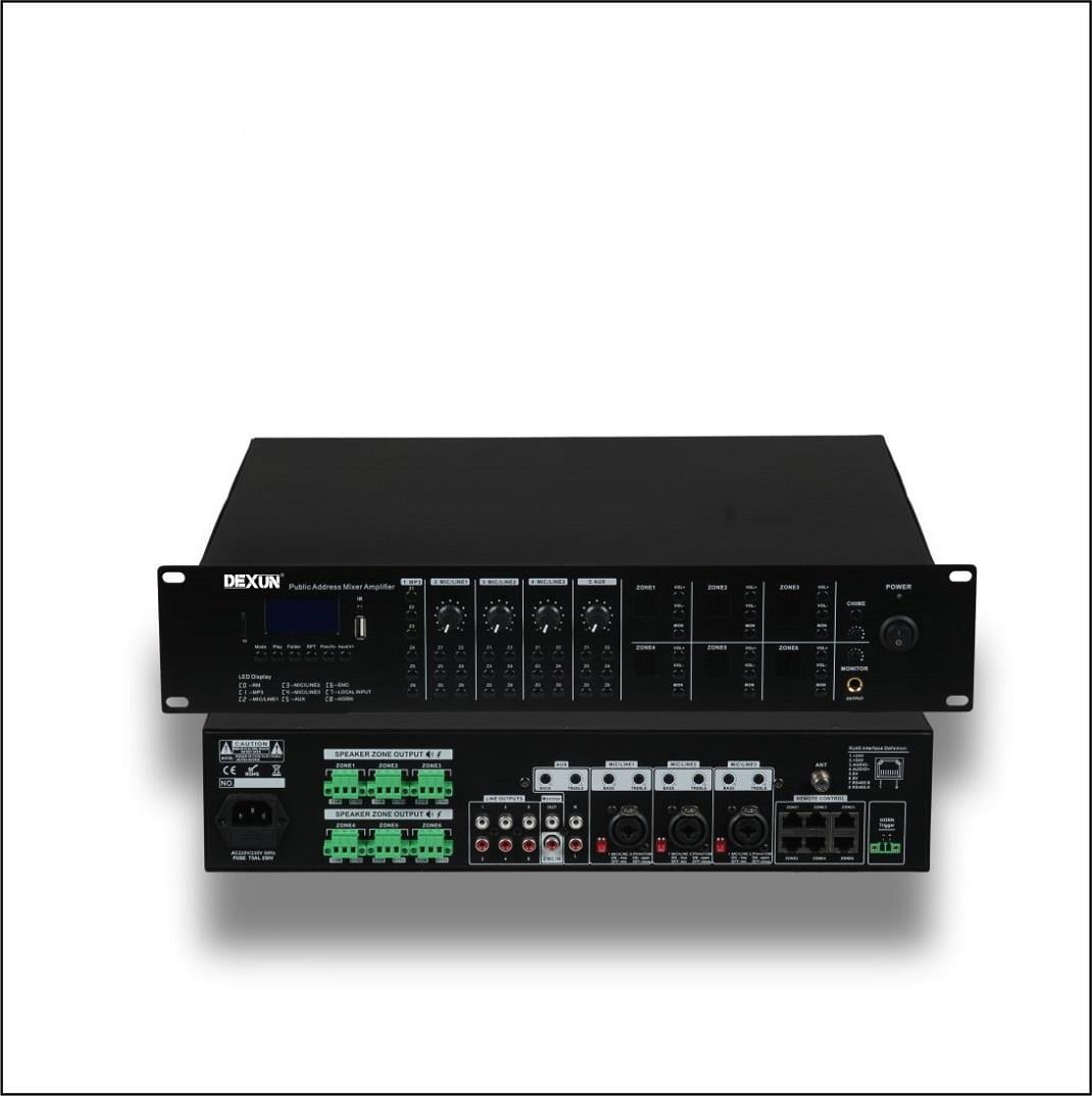 Dexun DMX-900 6 Kanal Matrix Amplifikatör
