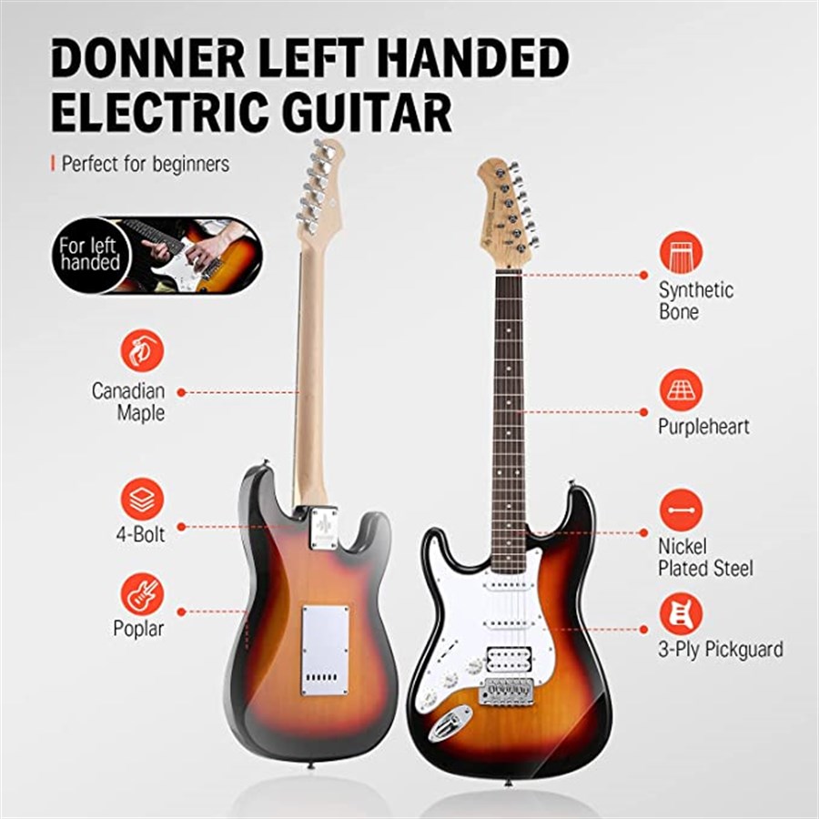 Donner  DTC 100 SL Solak Elektro gitar