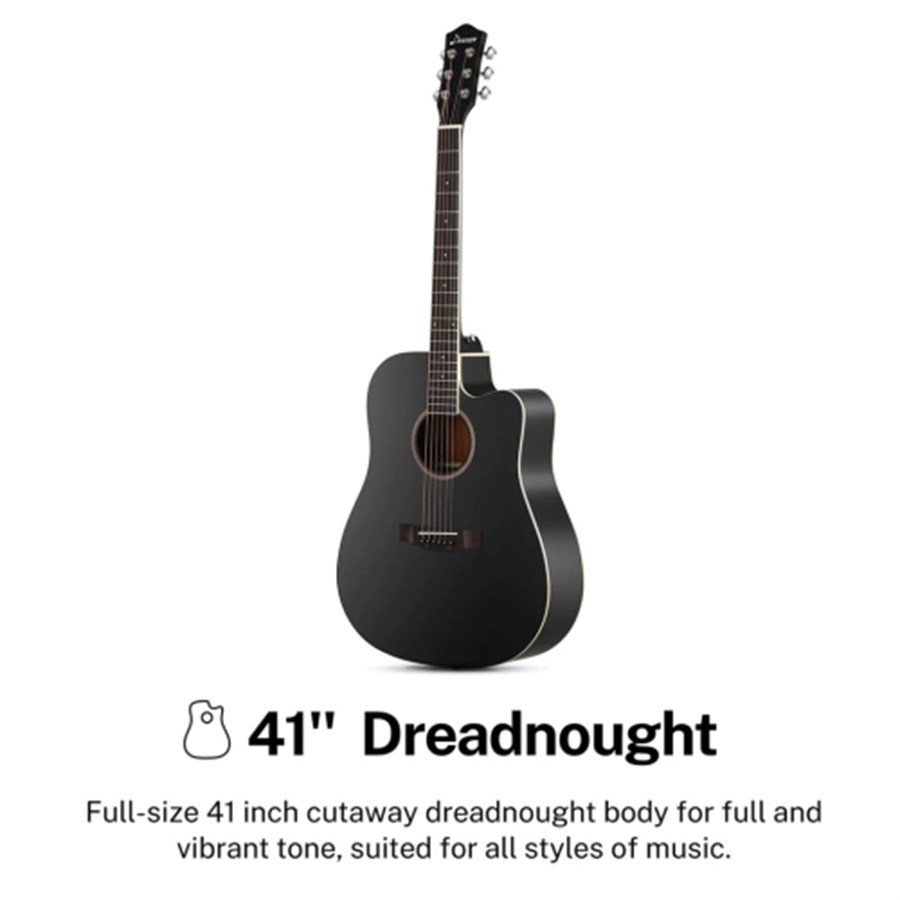 Donner EC 1129 Siyah Akustik Gitar