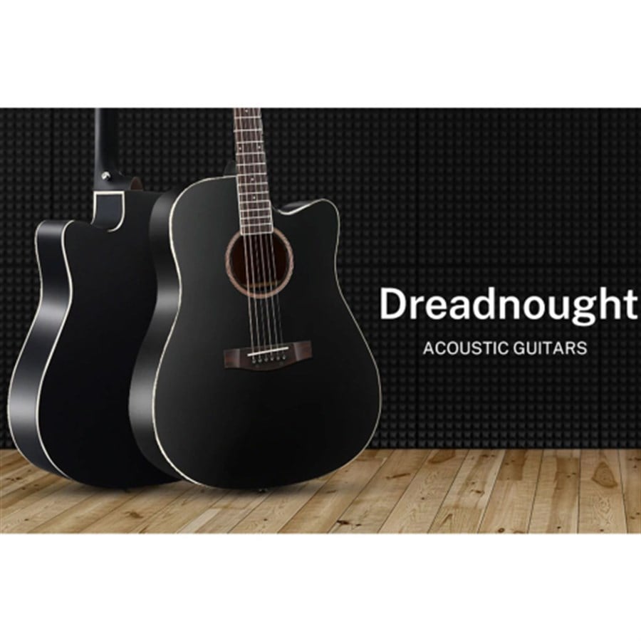 Donner EC 1129 Siyah Akustik Gitar