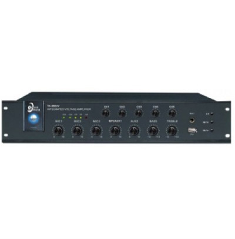 Eagletech PA-250 - 5 Bölgeli 250 Watt 100V Amfili Mikser