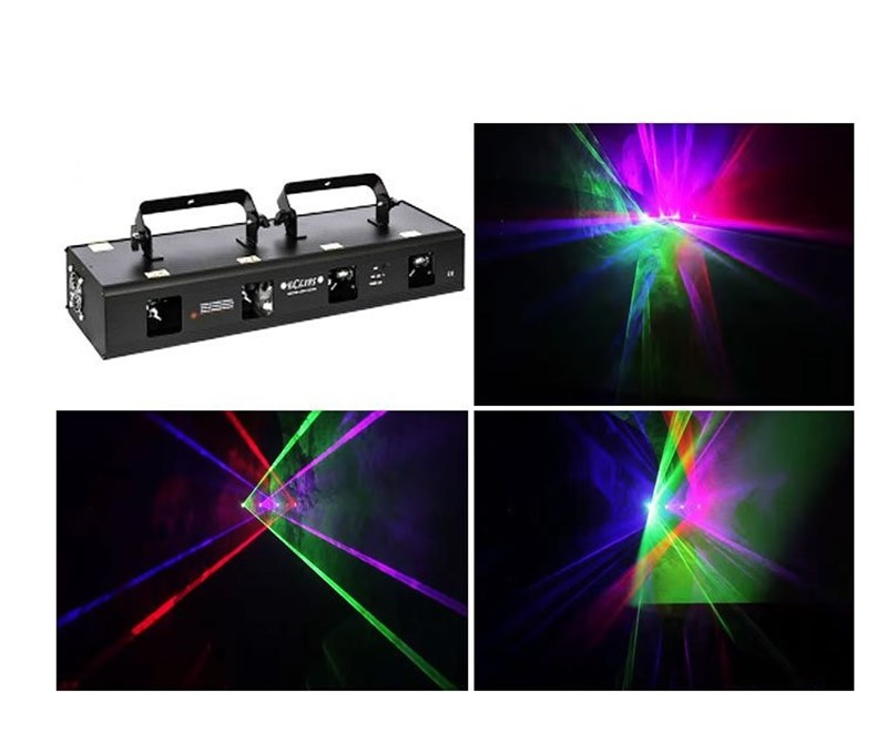 Eclips 4EVER 4 Gözlü 4 Renkli 780 mW Noktasal Lazer Işık