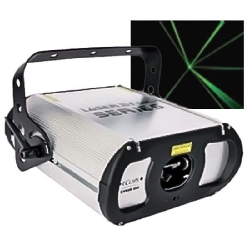Eclips Cyber-1000 DMX 512 Kontrrollü Yeşil Noktasal 100 mW Lazer Işık