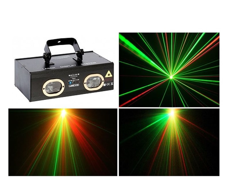 Eclips DUO 2 Renkli Sese Duyarlı 150mW Lazer Işık