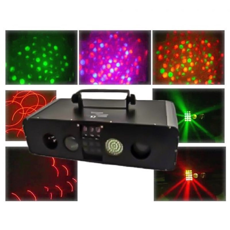 Eclips Galaxy Gobo-Strobe Lazer 5li Led Efektli