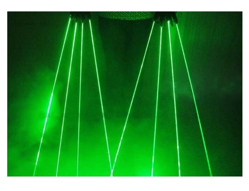 Eclips Laser Glove Yeşil 2 Adet Eldiven Tipi 4 x 30W Lazer Işık