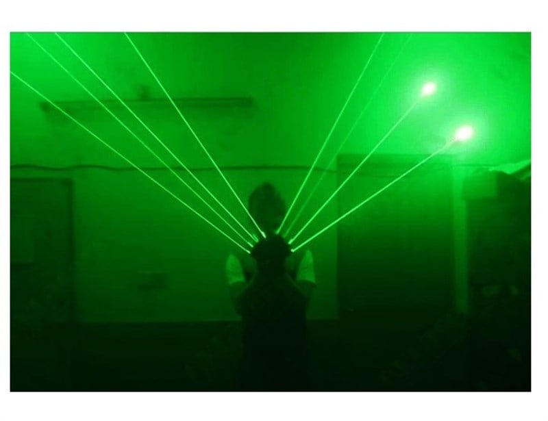 Eclips Laser Glove Yeşil 2 Adet Eldiven Tipi 4 x 30W Lazer Işık