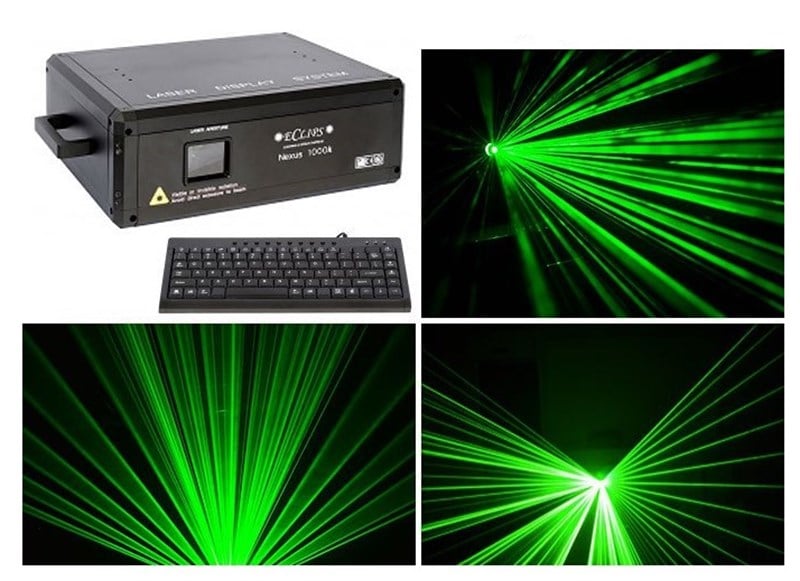 Eclips NEXUS-1000K Bilgisayar Uyumlu 1W Yeşil Klavyeli Lazer Işık