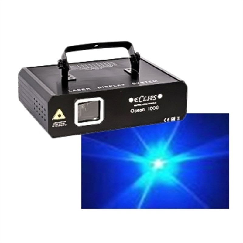 Eclips Ocean-1000 Sese Duyarlı Mavi 1 Watt Lazer Işık