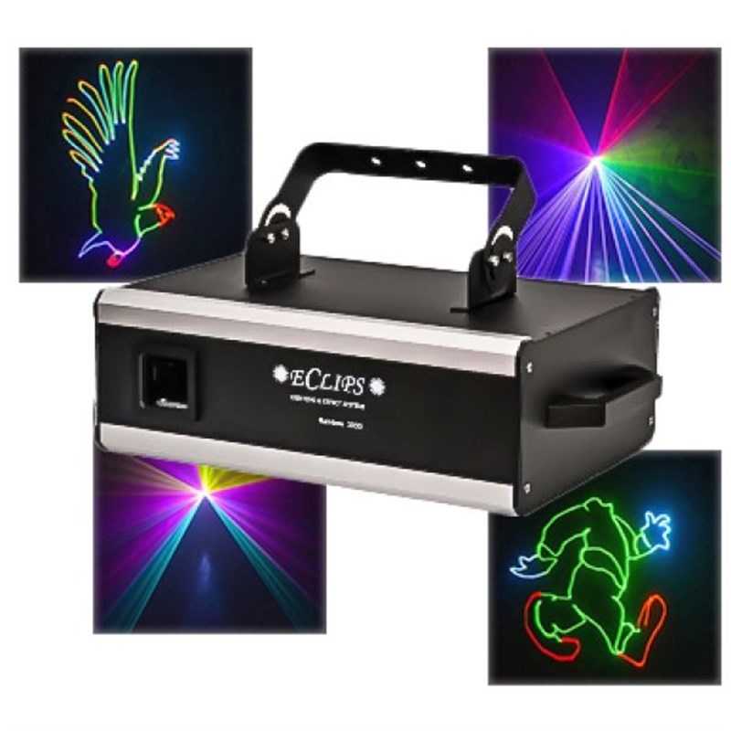 Eclips Rainbow-3000 Yazı ve Animasyonlu 3-Watt Lazer Işık