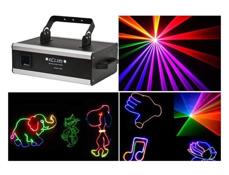 Eclips Rainbow-5000 Software Dahil 40K 5 Watt Lazer Işık