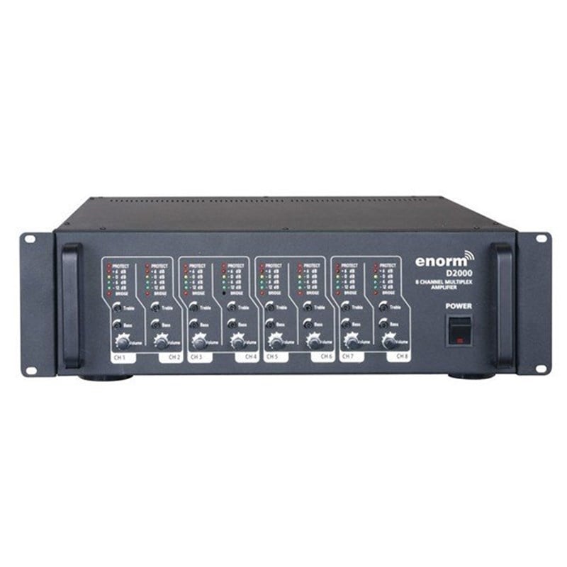 Enorm D2000 4x450W 4 Ohm, 8x225W 2 Ohm D-Class Amfi