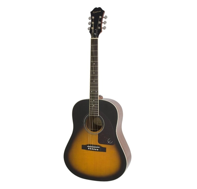 Epiphone AJ-220S Solid Top Sunburst Akustik Gitar