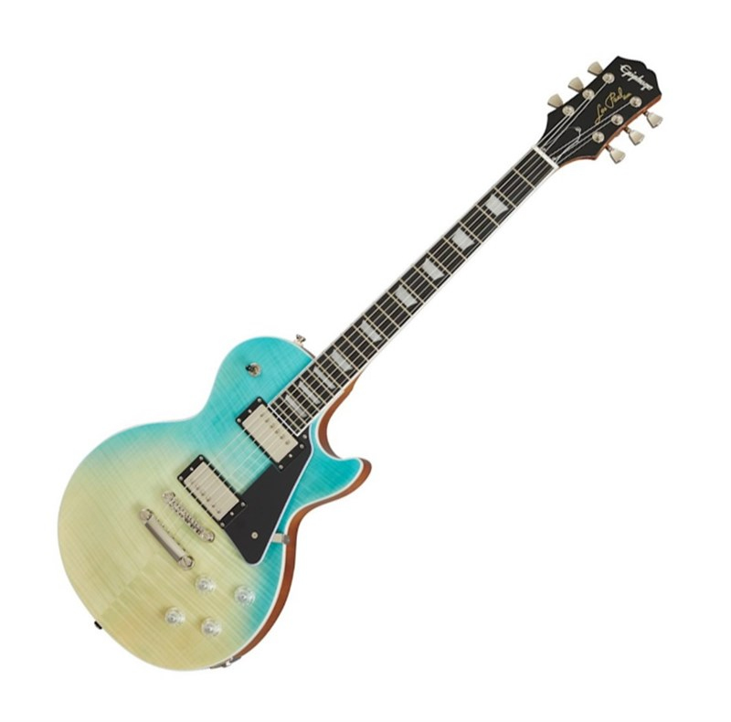 Epiphone Les Paul Modern Figured Caribbean Blue Fade Elektro Gitar