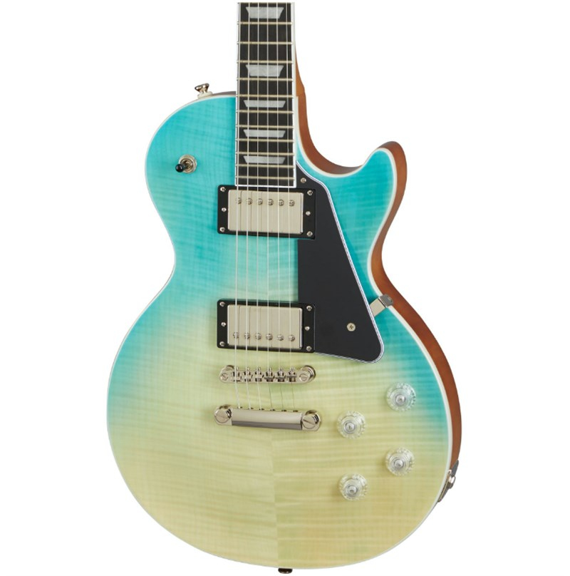 Epiphone Les Paul Modern Figured Caribbean Blue Fade Elektro Gitar