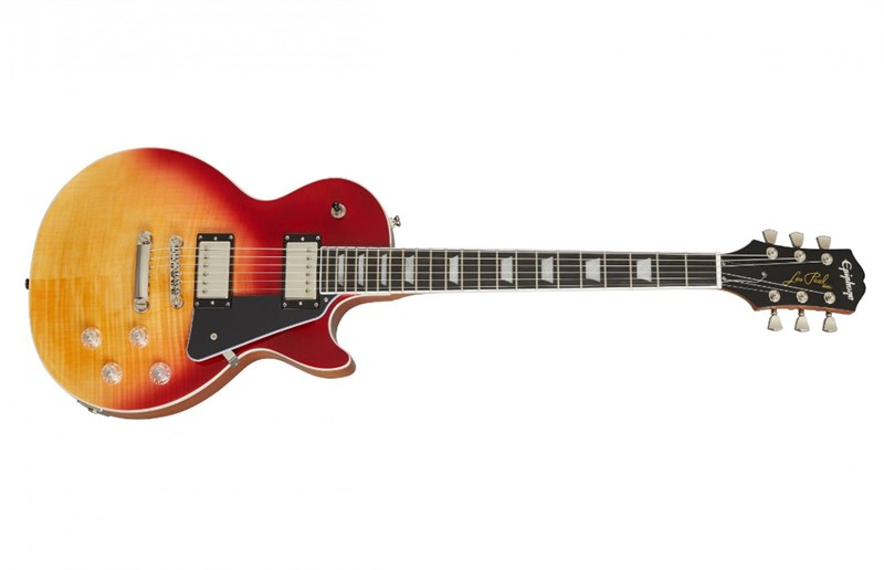 Epiphone Les Paul Modern Figured Magma Orange Fade Elektro Gitar