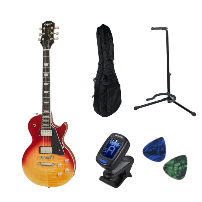 Epiphone Les Paul Modern Figured Magma Orange Fade Elektro Gitar