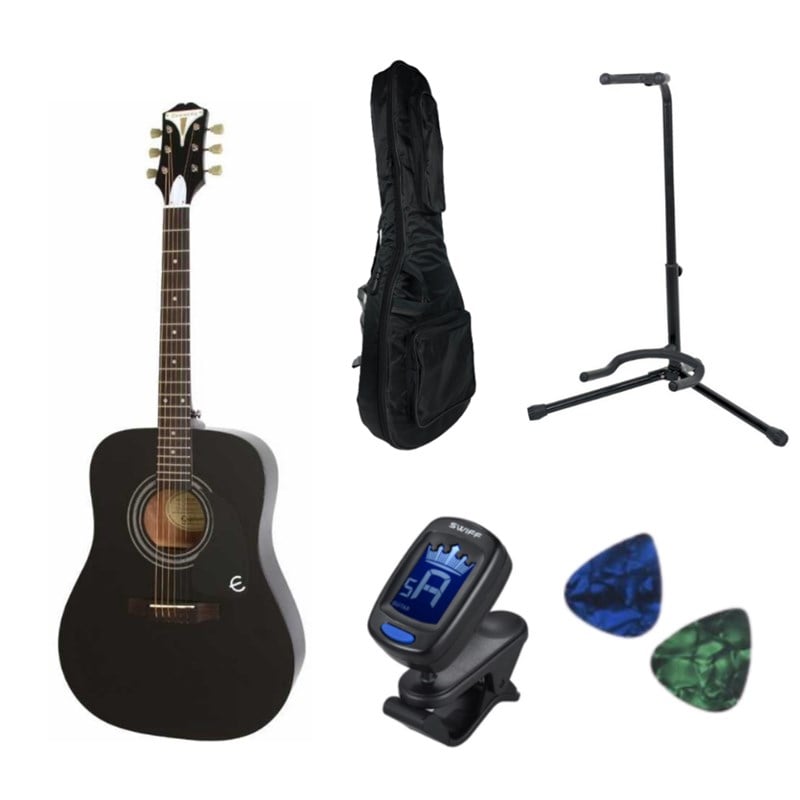 Epiphone Pro-1 Ebony Akustik Gitar