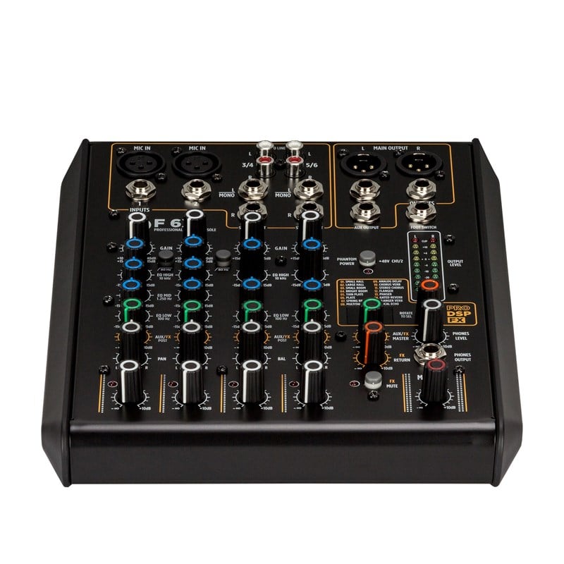 F6X 6 Kanal Efektli Deck Mikser