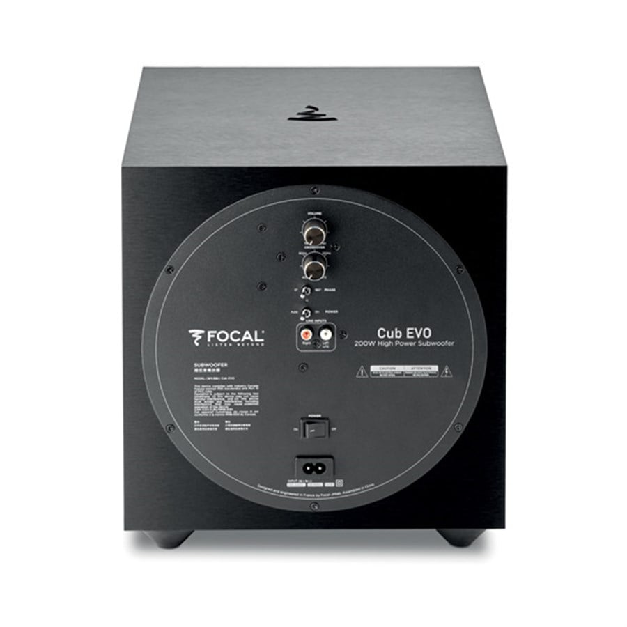 Focal CUB EVO 200W 8 inç Aktif Bas-Refleks Subwoofer