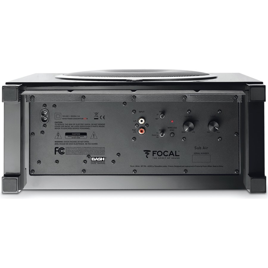 Focal Pack Dome 5.1 Flax & Sub Air Ev Sinema Kablosuz Subwoofer (Black)