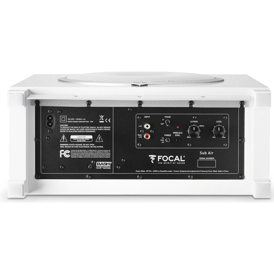 Focal Pack Dome 5.1 Flax & Sub Air Ev Sineması Kablosuz Subwoofer (White)