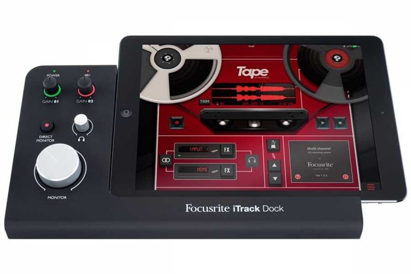 Focusrite iTrack Dock iPAD Uyumlu Stüdyo Kalitesinde Ses Kaydedici