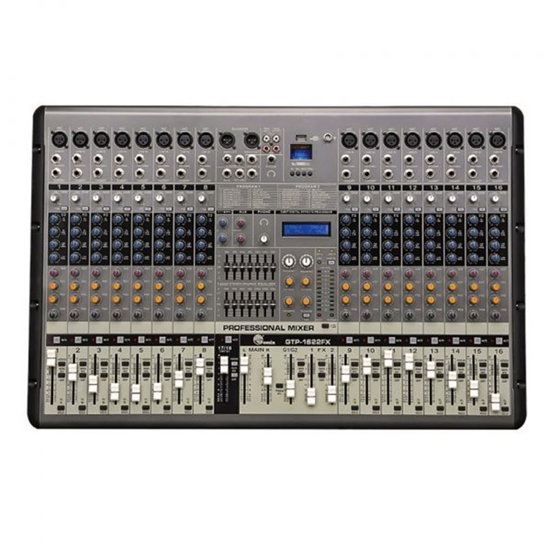 Fomix GTP-1622FX Power Mikser 16 Kanal 2x750 Watt 4 ohm