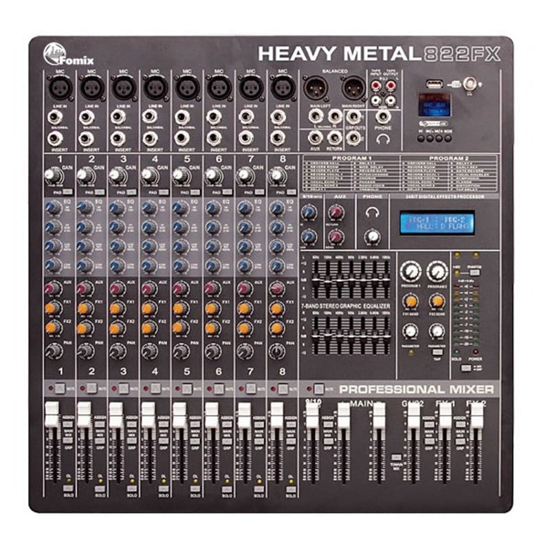 Fomix HM 822FX 8 mono,1 stereo Ses Mikseri