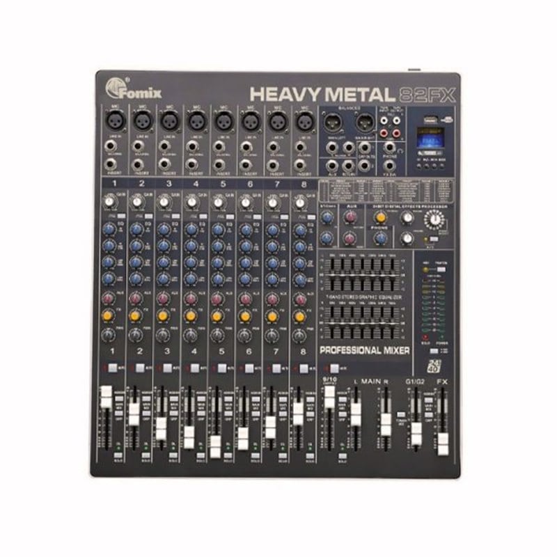 Fomix HM-82FX - 10 Girişli Efektli Deck Mikser