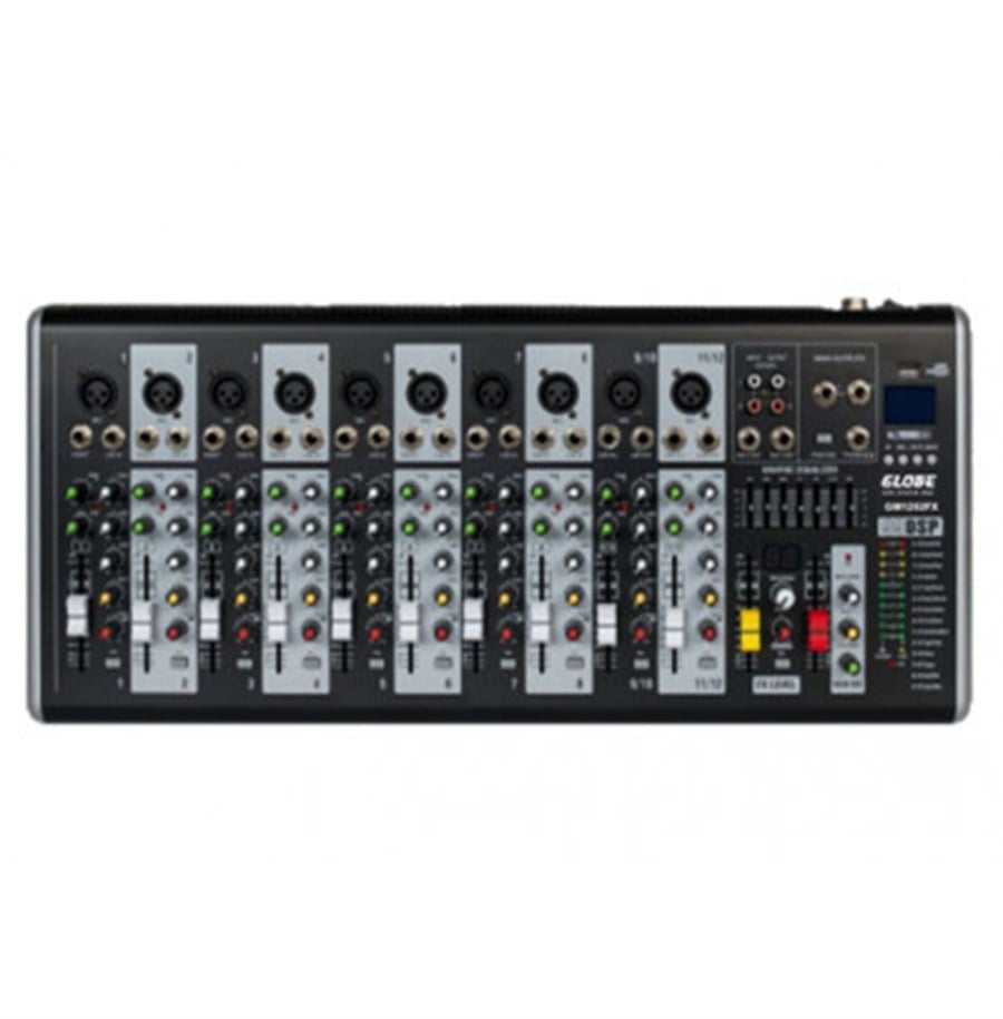 Globe GM1202FX 12 Kanal Usb-Bluetooth Deck Mikser