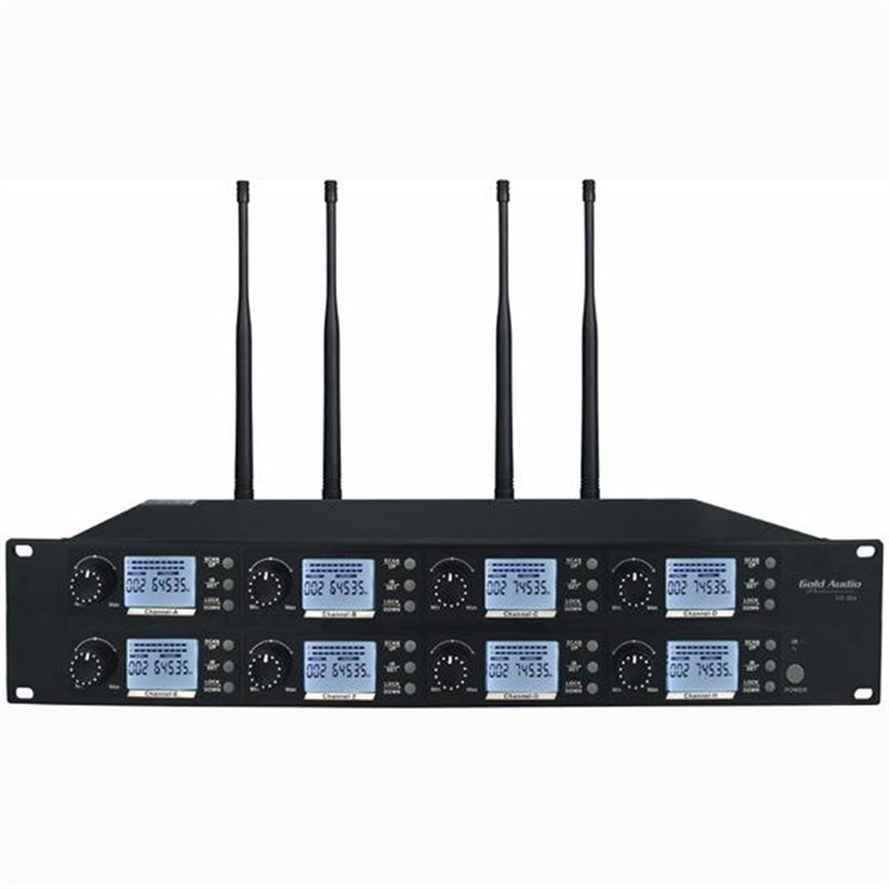 Gold Audio Pro 2008 8'li Kablosuz Masa Tipi Kürsü Mikrofon Seti