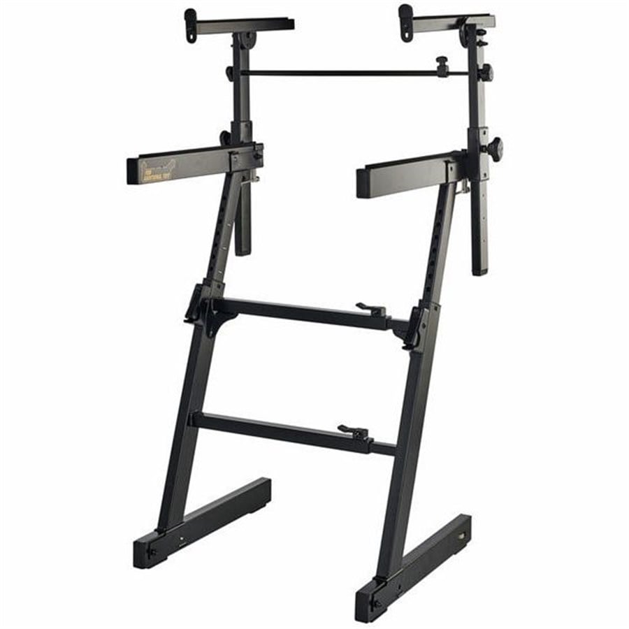 Hercules HCKS 410 B Çift Katlı Z Stil Auto Lock Klavye, Mikser, DJ Standı