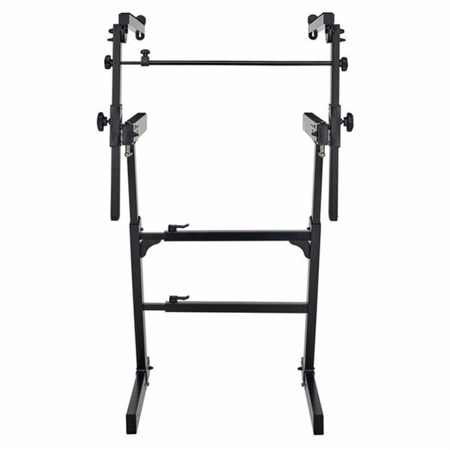 Hercules HCKS 410 B Çift Katlı Z Stil Auto Lock Klavye, Mikser, DJ Standı