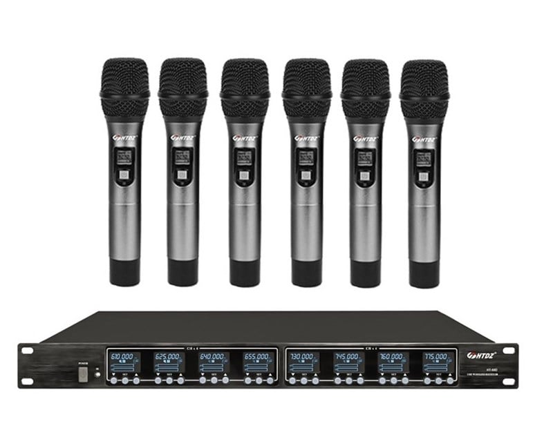 HTDZ HT-680 E6 Kablosuz 6'li El Mikrofonu