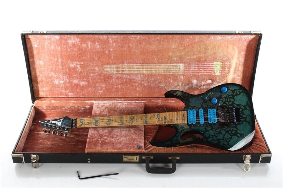 Ibanez JEM77P-BFP Blue Floral Pattern 6 Telli  Elektro Gitar