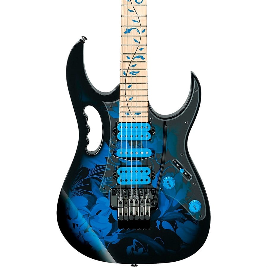 Ibanez JEM77P-BFP Blue Floral Pattern 6 Telli  Elektro Gitar