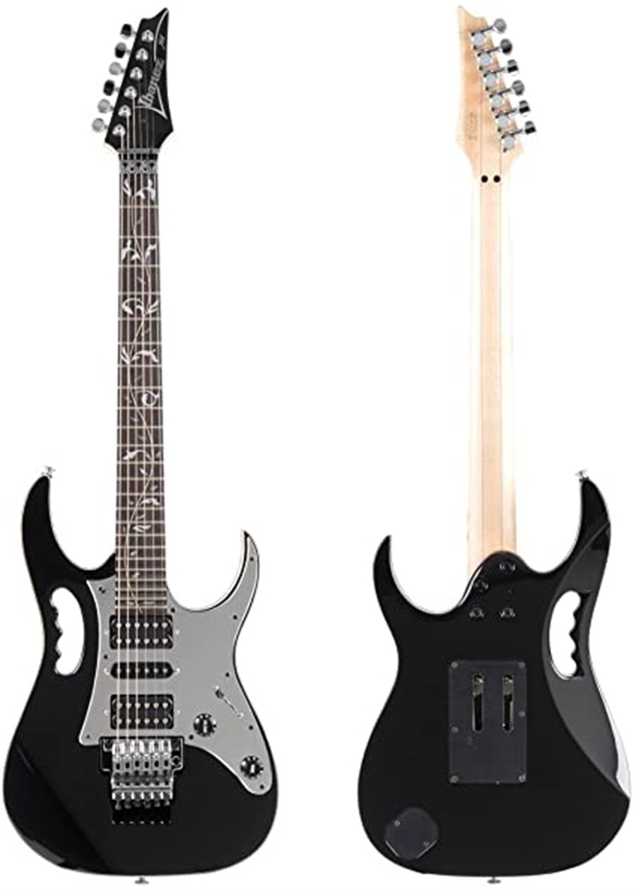 Ibanez JEM77V-BK Parlak Siyah Elektro Gitar