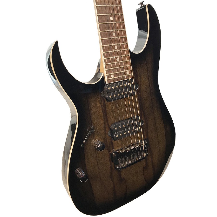 Ibanez RG752LWFX-AGB Anvil Gray Burst 7 Telli Elektro Gitar