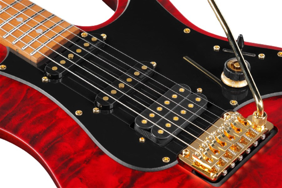 Ibanez SLM10-TRM Şeffaf Kırmızı Elektro Gitar