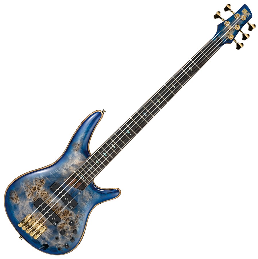 Ibanez SR2605-CBB 5 Telli Cerulean Blue Burst Elektro Bas Gitar