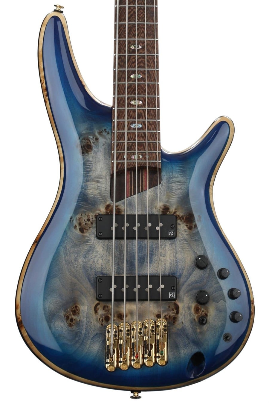 Ibanez SR2605-CBB 5 Telli Cerulean Blue Burst Elektro Bas Gitar