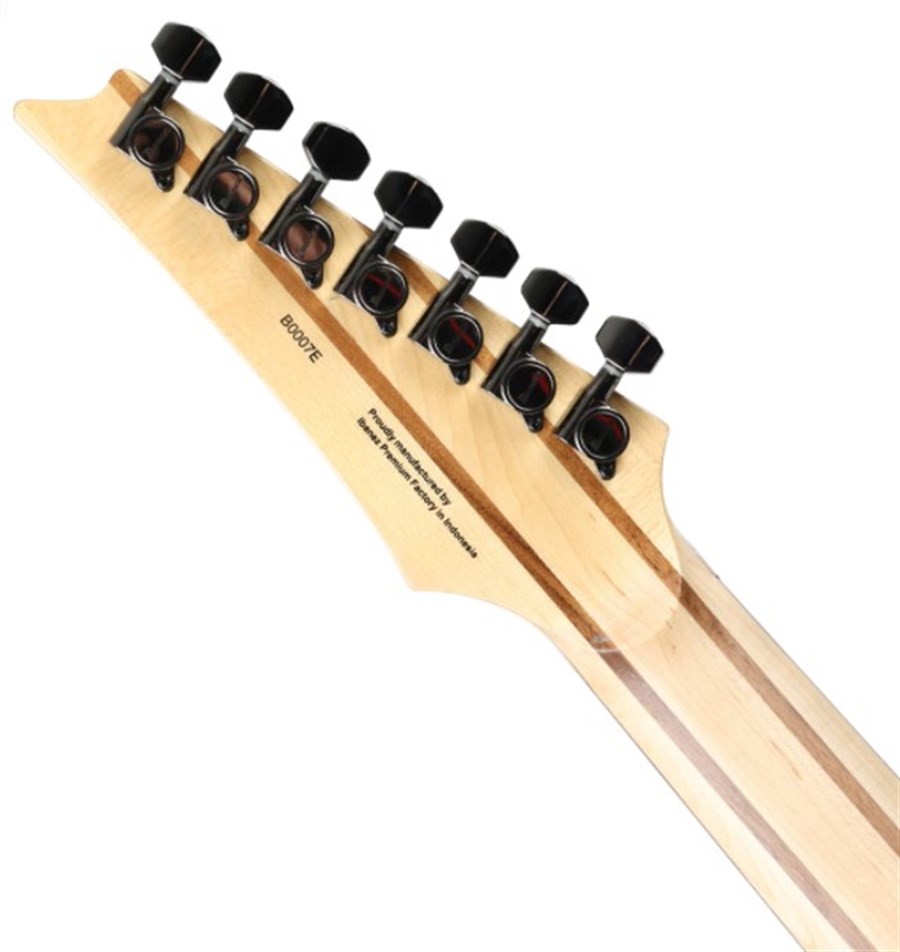 Ibanez UV70P BK 7 Telli Siyah  Elektro Gitar