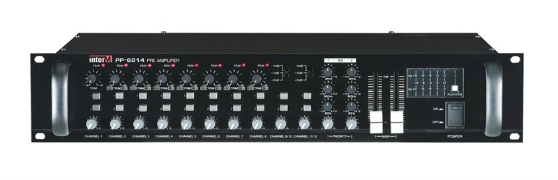 Inter-M PP-6214 10 Giriş 2 Çıkış Pre Amfi