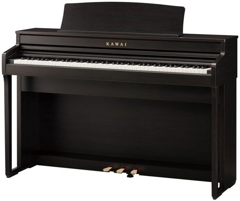 Kawai CA49R Gül Ağacı Rengi Dijital Piyano (Kawai Tabure + Kulaklık Hediye)