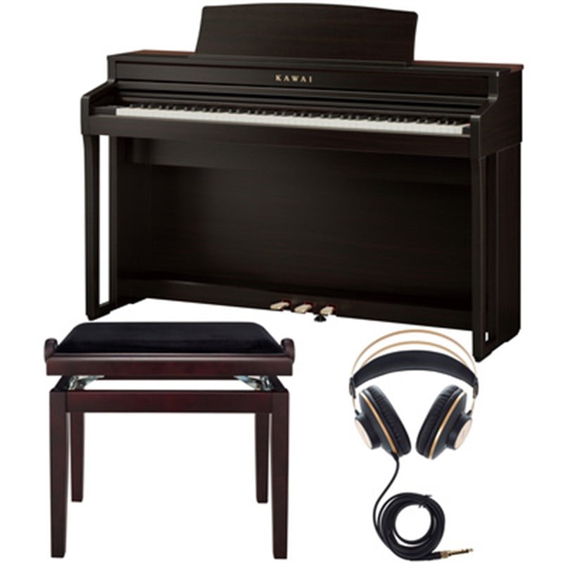 Kawai CA59R Gül Ağacı Rengi Dijital Piyano (Kawai Tabure+ Kulaklık)